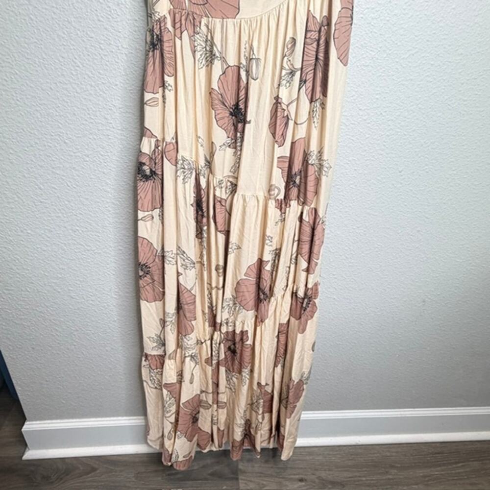 Jaase Winona Maxi Dress Small April Floral Print Boho Cottagecore Rayon - Picture 8 of 13